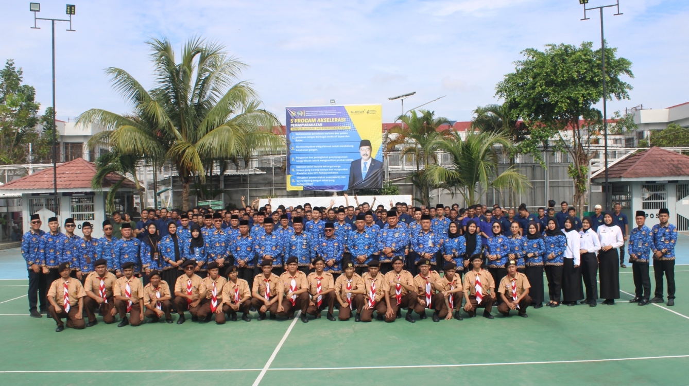 Lapas Palembang Gelar Upacara Hari Kesadaran Nasional, Teguhkan Disiplin dan Integritas