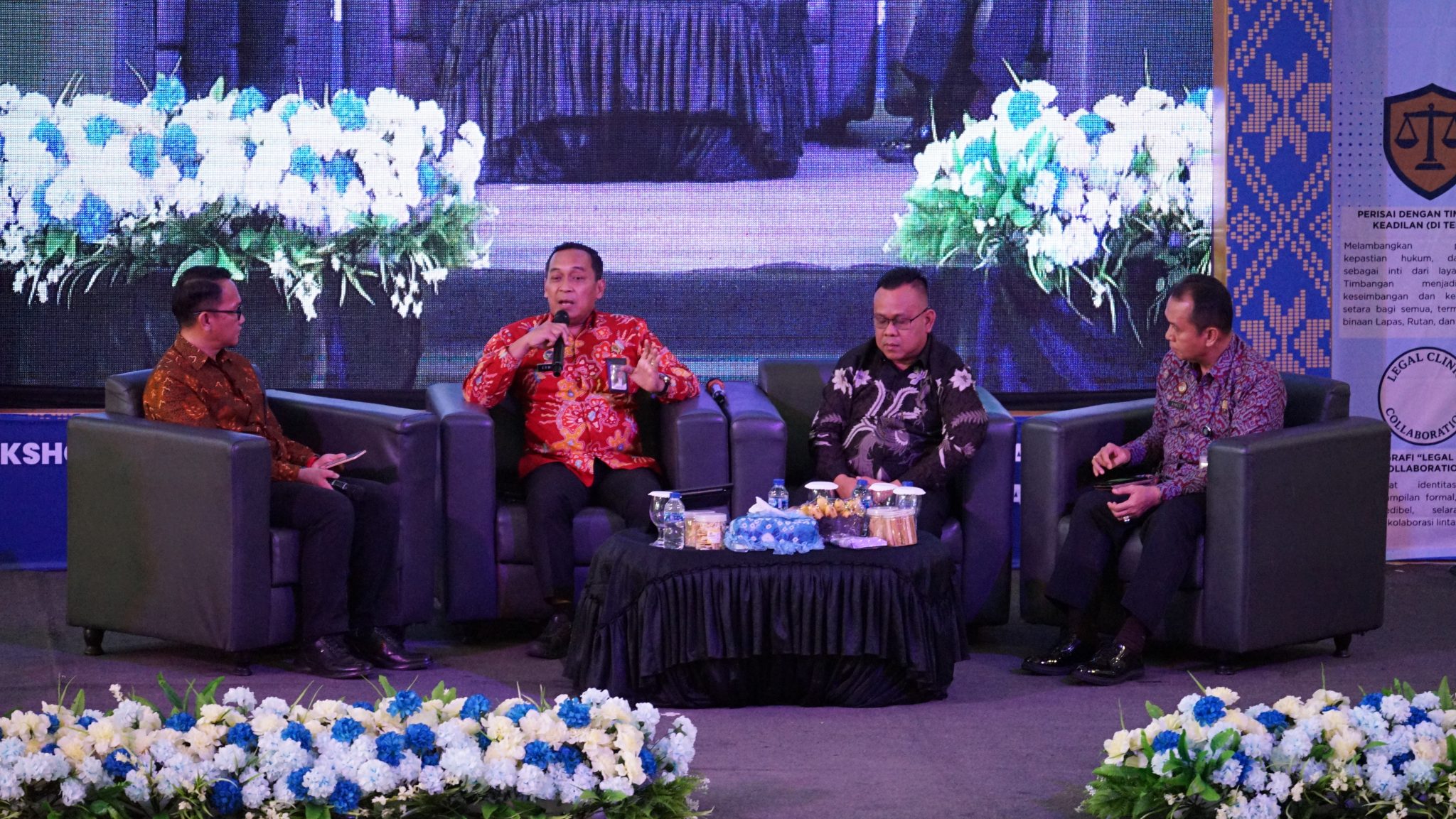 Lapas Palembang Ikuti Talkshow LCC yang digelar oleh Kanwil Ditjenpas Sumsel di OPI Mall Palembang
